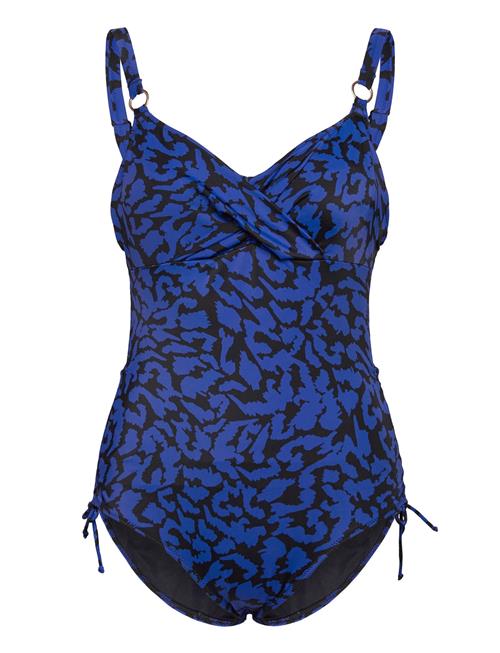 Fantasie Hope Bay Uw Twist Front Swimsuit With Adjustable Leg Fantasie Blue