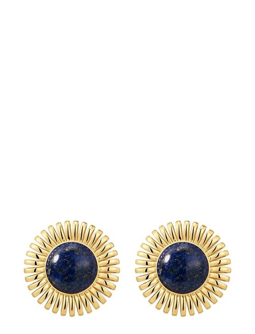 LUV AJ The Lapis Spirale Studs- Gold LUV AJ Gold