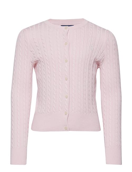 Ralph Lauren Kids Mini-Cable Cotton Cardigan Ralph Lauren Kids Pink