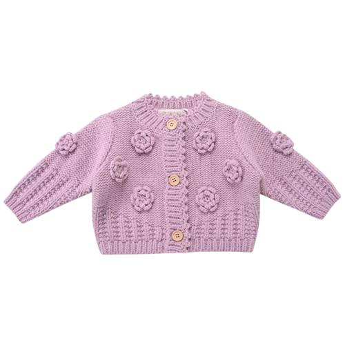 Louise Misha Sandy Babycardigan Parme | Lyserød | 18 months