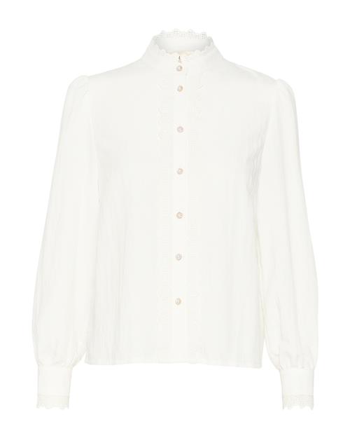 Cream Bluse 'Pia'  guld / transparent / hvid