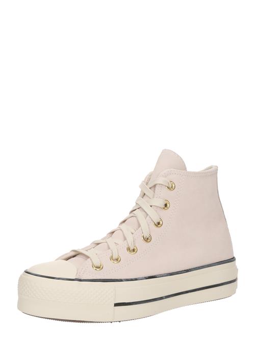 Se CONVERSE Sneaker high 'CHUCK TAYLOR ALL STAR LIFT'  lysebeige / pastelpink / sort ved About You