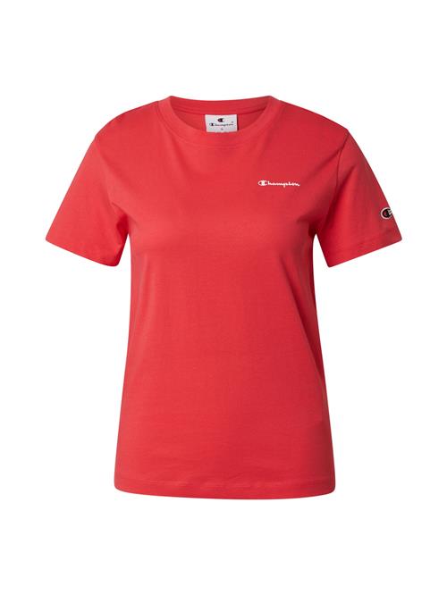 Se Champion Authentic Athletic Apparel Shirts  blodrød / hvid ved About You