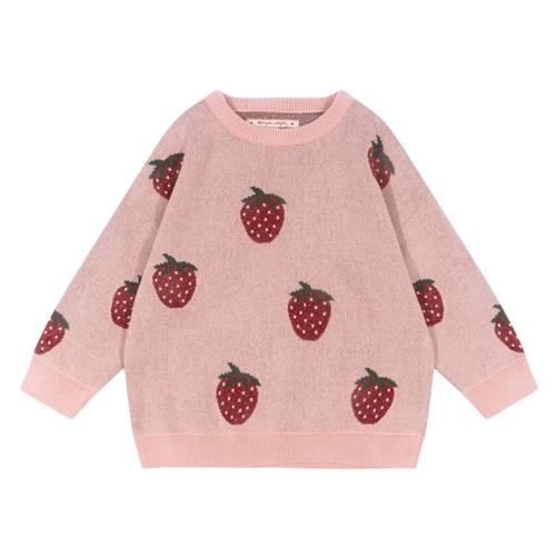 Konges Sløjd Lapis Lurex Strikket Sweater Strawberry | Lyserød | 2 years