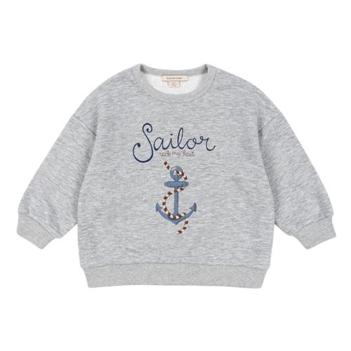 Konges Sløjd Lou Sweatshirt Grey Melange | Grå | 12 months