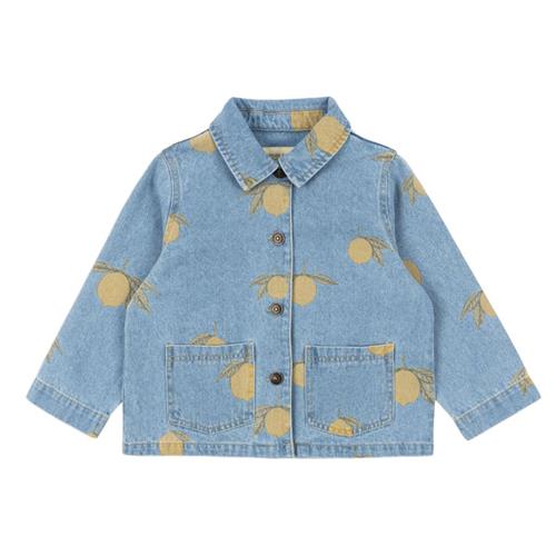 Konges Sløjd GOTS Magot Jakke Lemon Denim | Blå | 7-8 years