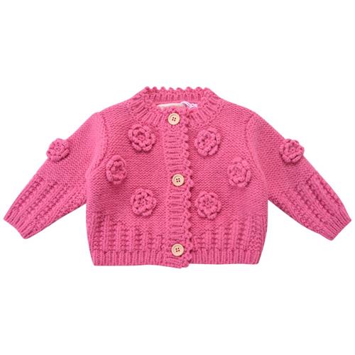 Louise Misha Sandy Babycardigan Candy Pink | Lyserød | 18 months