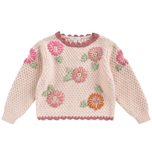 Louise Misha Acia Strikket Baby Sweater Blush | Lyserød | 18 months