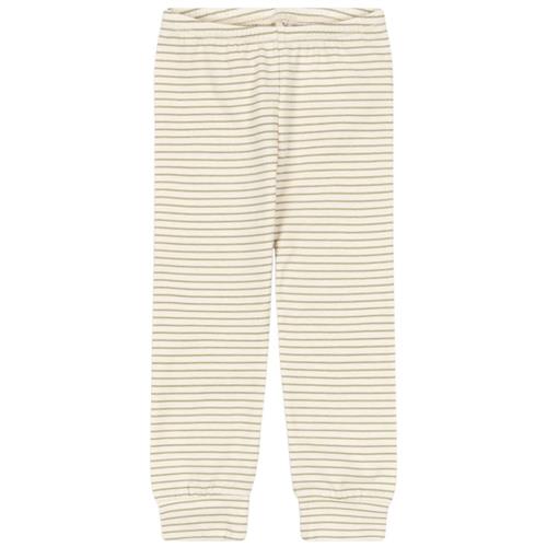 Konges Sløjd GOTS Basic Bukser Tea Stripe | Beige | 9 months