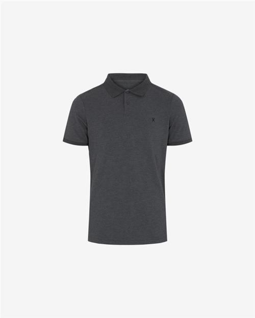 Piqué polo |  bambus | grå