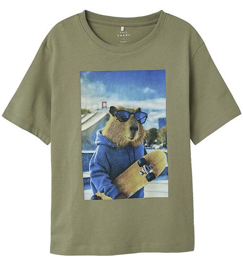 Se Name It T-shirt - NkmVoto - Tea/Capybara ved KidsWorld