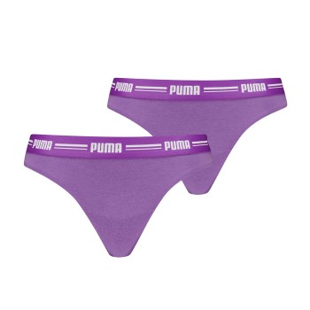 Puma Trusser 2P Logo Waistband String Lilla Medium Dame