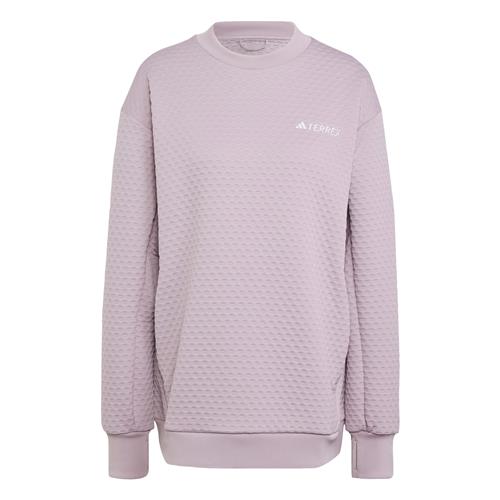 ADIDAS TERREX Sportsweatshirt 'Xploric'  lysviolet / hvid