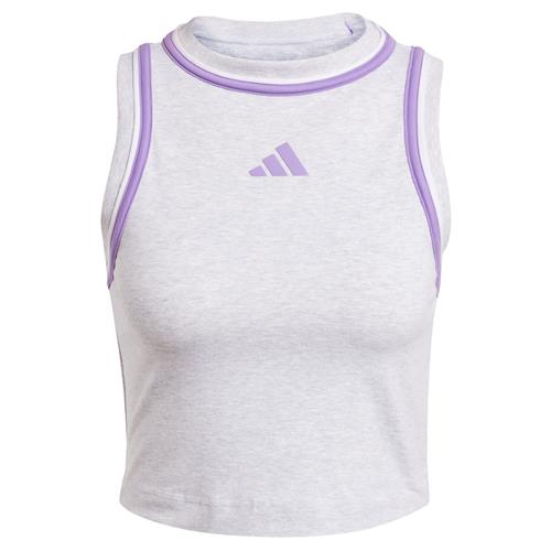 ADIDAS SPORTSWEAR Sportsoverdel 'Essentials'  grå-meleret / lavendel