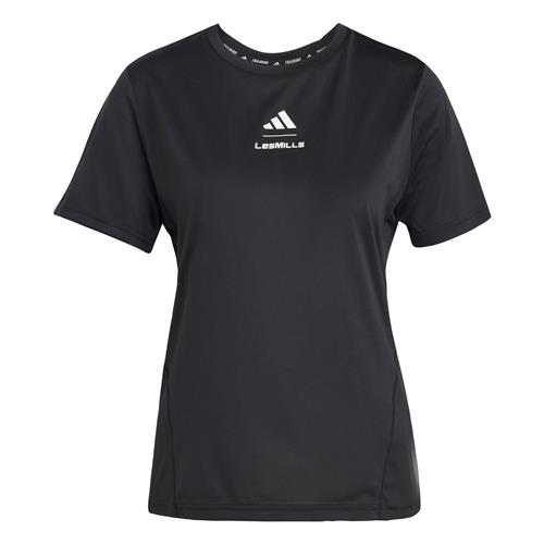 Se ADIDAS PERFORMANCE Funktionsbluse 'Adidas x Les Mills'  sort / hvid ved About You