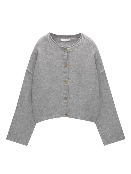 Se Pull&Bear Cardigan  grå ved About You