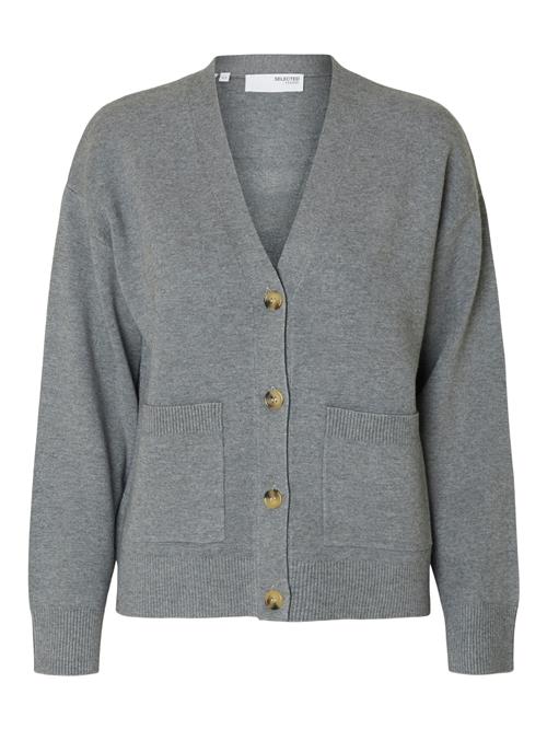 SELECTED FEMME Cardigan 'SLFKAMMA'  grå-meleret