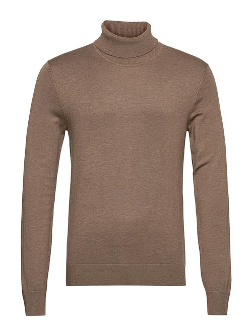 Mélange Roll Neck Knit Lindbergh Brown