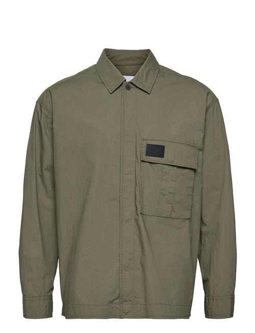 Calvin Klein Jeans Lightweight Utility Overshirt Calvin Klein Jeans Green