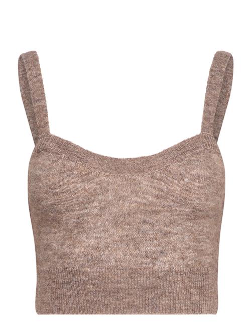 Lindex Top Sleeveless Short Wool Lindex Brown