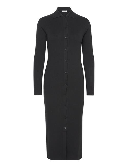 Calvin Klein Essential Rib Shirt Dress Calvin Klein Black