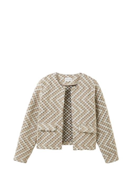 Tom Tailor Colourful Blazer Jacket Tom Tailor Beige