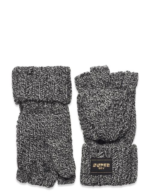 Cable Knit Gloves Superdry Grey