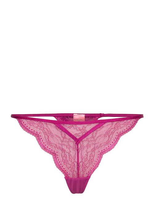 Isabelle Hl Sparkle String Tr Hunkemöller Pink