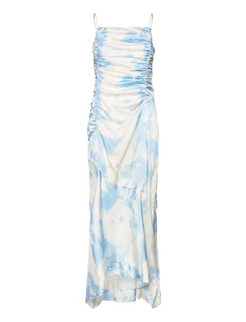 Ganni Printed Satin Ganni Blue