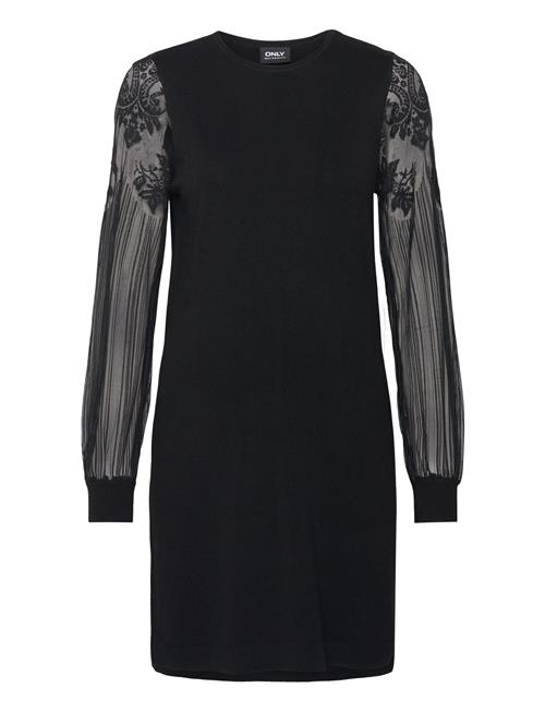 Se Olmviktoria L/S Lace Dress Ex Knt Only Maternity Black ved Booztlet