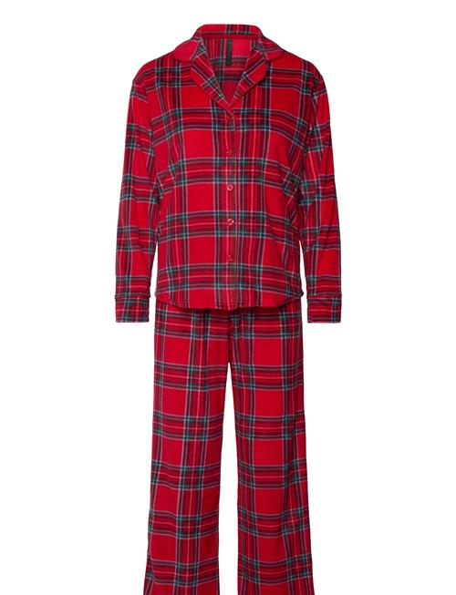 Hunkemöller Fleece Pyjama Set Hunkemöller Red