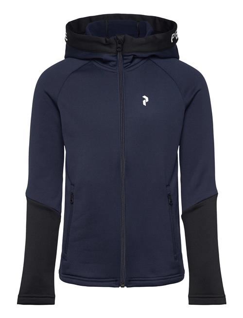 Peak Performance Jr Rider Mid Zip Hood Peak Performance Navy