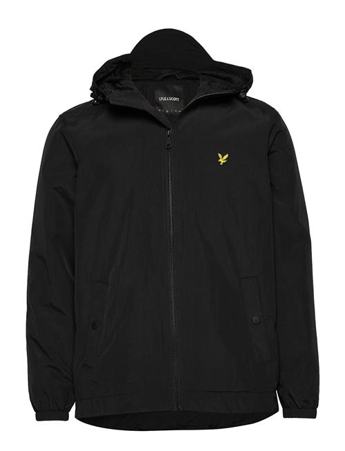 Zip Through Hooded Jacket Lyle & Scott Black