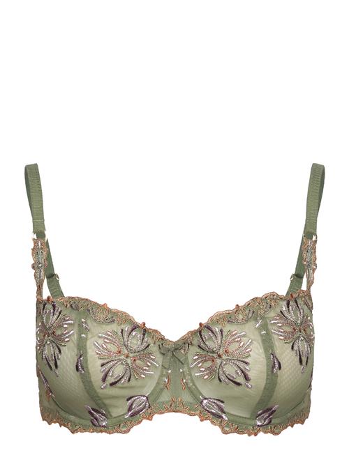 Se Champs Elysees Co Bra Underw. Half Cup Balconnet CHANTELLE Green ved Booztlet