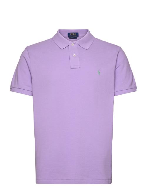 Polo Ralph Lauren Custom Slim Fit Mesh Polo Shirt Polo Ralph Lauren Purple