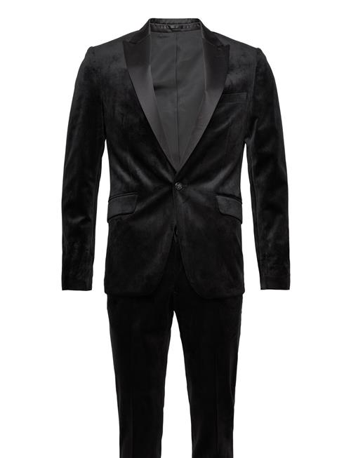 Lindbergh Velvet Tuxedo Suit Lindbergh Black