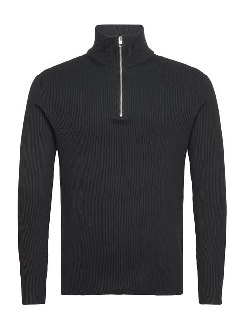 Jack & Jones Jprccperfect Knit Half Zip Sn Jack & J S Black