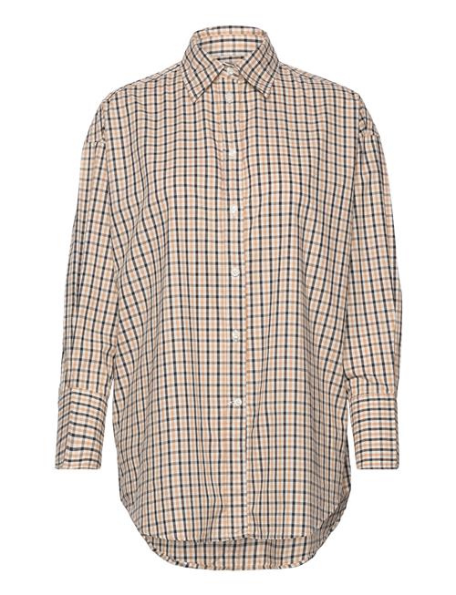 D1. Os Check Shirt GANT Brown