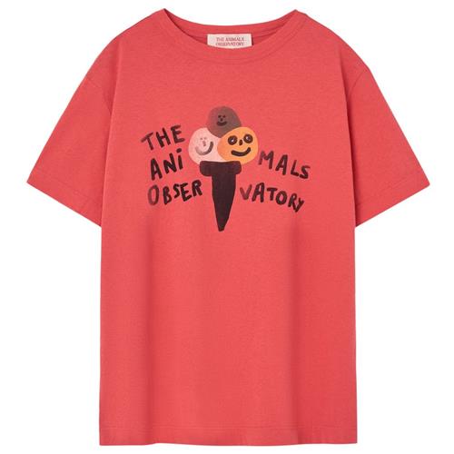 The Animals Observatory Big Rooster Kid T-shirt Red | Rød | 12 years