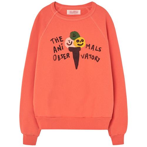 The Animals Observatory Shark Kid Sweatshirt Salmon | Lyserød | 14 years