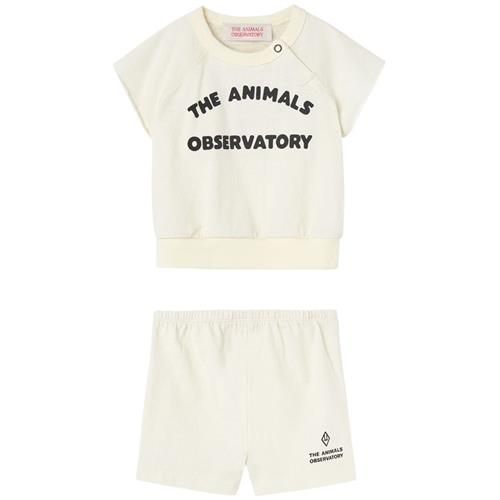 The Animals Observatory Squab Baby Sæt White Logo | Hvid | 12 months