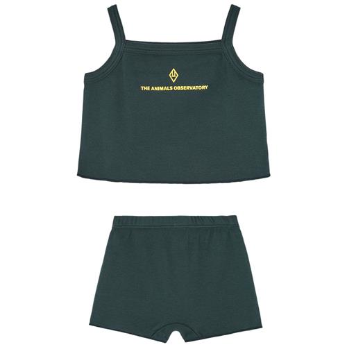 The Animals Observatory Stork Baby Sæt Deep Green 6 months  Grøn  6 måneder  Unisex