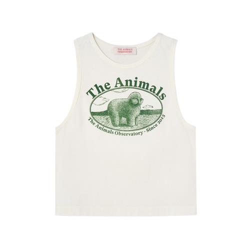 The Animals Observatory Frog Kid Tank Top White Logo | Hvid | 12 years