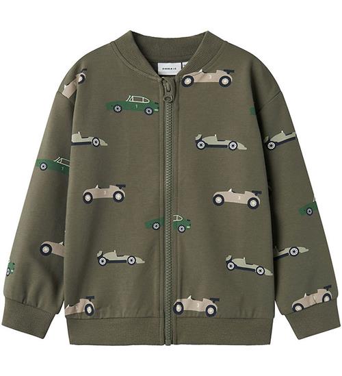Se Name It Cardigan - NmmBrais - Dusty Olive ved KidsWorld
