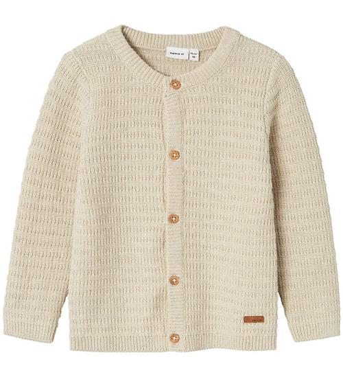 Se Name It Cardigan - Strik - NmmBilly - Peyote Melange ved KidsWorld