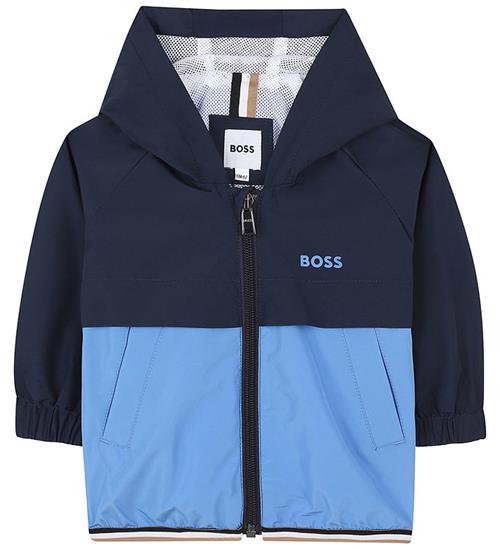 BOSS Regnjakke - Navy/Blå