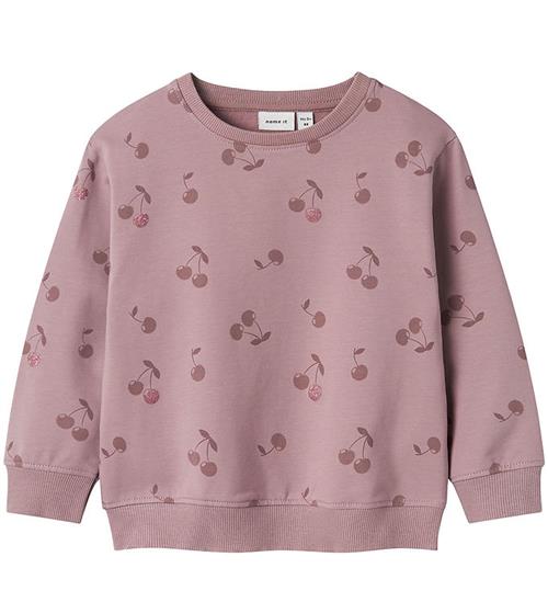 Se Name It Sweatshirt - NmfBella - Elderberry ved KidsWorld