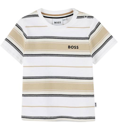 BOSS T-shirt - Stone/Off White