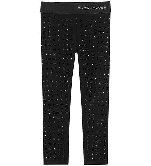 Little Marc Jacobs Leggings - Sort m. Similisten