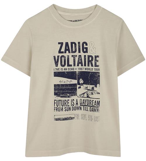 Zadig & Voltaire T-shirt - Cream m. Print